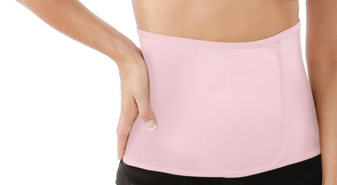 Advantages of using a belly binder for weight loss belly binder on woman